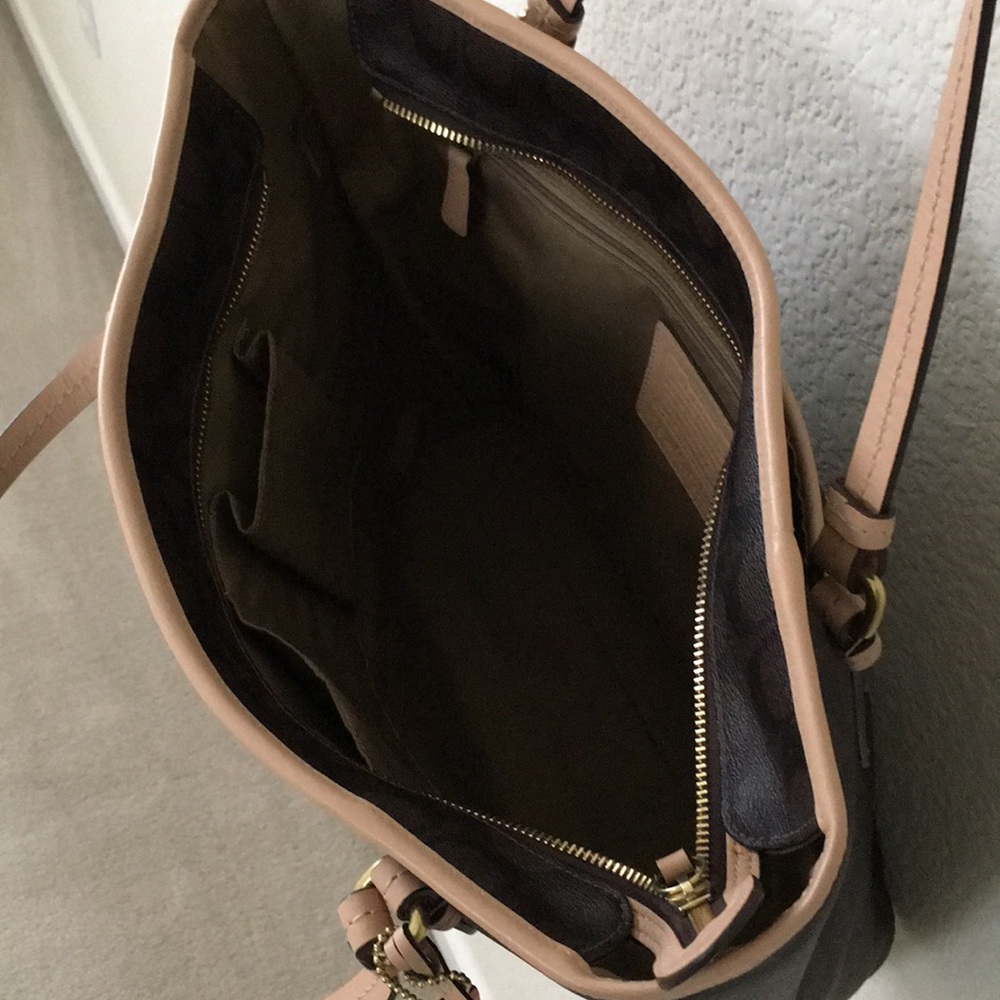 Coach Zip Top Tote Bag - Picture 3 of 4
